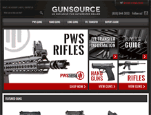 Tablet Screenshot of gunsourcehawaii.com